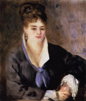 皮埃爾 奧古斯特 雷諾阿 Lady in a Black Dress 皮埃爾 奧古斯特 雷諾阿 Lady in a Black Dress